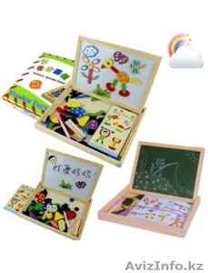 Доска магнитная 2х сторонняя формат А4 код 34030 #1292224