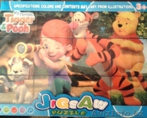 Кубики деревянные 12 шт комплект Винни код 34307 #1292234