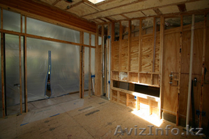 Утепление наружной,  внутренней стены дома. Утепление пеноизолом #1295502