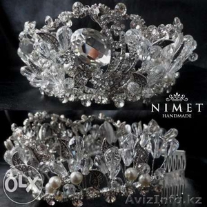 Продаю очень красивые корона+серьги,  венок #1289853