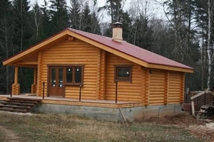 Строим бани из оцилиндрованного бревна #1294835