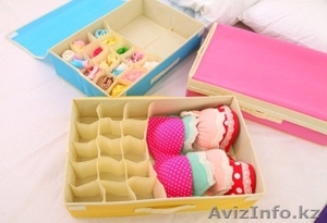 Органайзер для белья комбинированный жесткий с крышкой 41082  #1293392