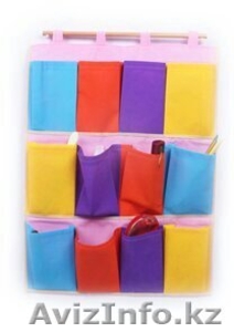 Органайзер настенный разноцветный 12 карманов 46235 #1293435