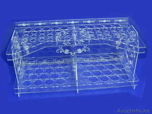 Полочка под лаки и помаду из акрила,  настольная. #1288437