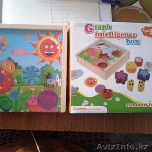 Деревянный пазл бокс улиточка 34303 #1290701