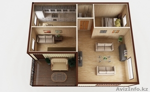 Мобильные здания в Астане и Алматы #1300932