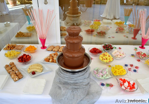 Шоколадный фонтан,  3 кг шоколада,  юбка,  шпажки,  бесплатная доставка #1307283