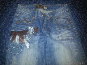 Super Джинсы с оригинальной вышивкой.Производство-Турция #1298184