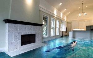 Наливные полимерные полы,  3D полы,  не дорого стаж работы 11 лет Александр #1304709