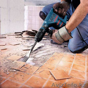 Демонтаж любой сложности,  двери,  кафель,  любые напольные покрытия,  гипсокартон,   #1304712