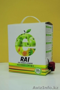 Яблочный сок прямого отжима. Кыргызстан. Bag-in-box,  3 л. #1302151