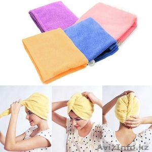 Махровая чалма тюрбан Банный 14052 #1299549