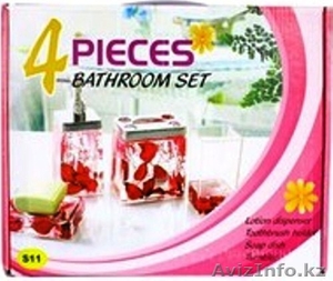 Набор для ванной 4 предмета 43178  #1304438