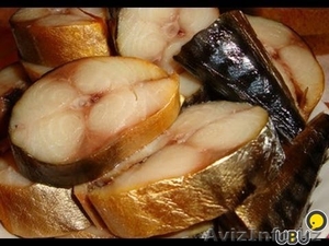 Скумбрия. Скумбрия (без головы) холодного копчения 510 #1299995