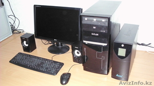 Компьютер - Intel Core 2 Quad Q6600,  2400 MHz ECS G31T-M,  ОЗУ-DDR2 4Gb 800 Mgz,   #1300089