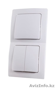 Немецкие розетки и выключатели серии Paris белый. #1182664