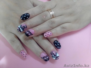 Маникюр, покрытие гель-лаком, наращивание Павлодар #1304580
