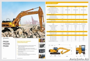 Гусеничный экскаватор FR225E,  Foton Lovol,  пр-во Китай,  новый,  в наличии  #1300393