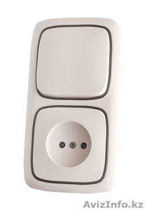 Немецкие розетки и выключатели серий Universale,  цвет белый.  #1182761