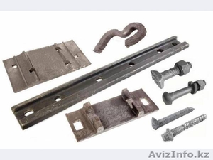 железнодорожный крепеж путевой,  прокладки,  накладки,  клеммы,  костыль #1312895