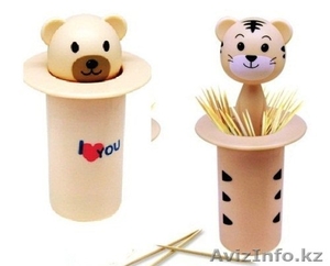 Футляр со зверюшкой для зубочисток 43191 #1315352