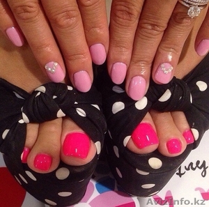 Маникюр,  педикюр,  гель покрытие,  наращивание ногтей,  эпиляция воском,  на дому #1319163