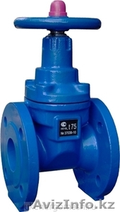 Задвижки с обрезиненным клином и невыдвижным шпинделем чугунные по стандарту #1321295