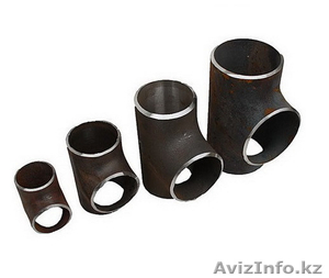 Тройники приварные стальные  , оцинкованный и нержавейка , черный  #1321239