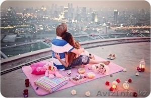 Романтичный ужин на двоих на крыше #1320105