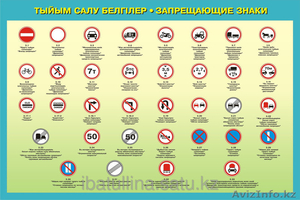 Плакаты по ПДД,  по устройству трактора,  автобуса и с/х машин #1319710