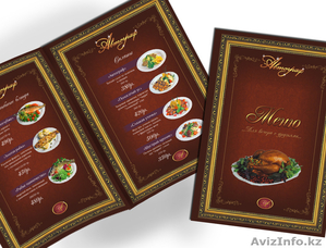 Изготовление меню любой сложности  #1336732