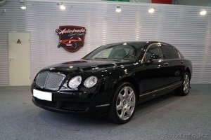 Аренда Bentley Continental Flying Spur черного и белого цвета в Астане. #1343402