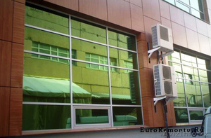 Зеркальная зеленая тонировка #1334139