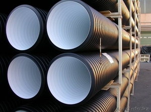 Гофрированные трубы для систем канализации,  дренажа,  водоотведения и под кабель. #1335706