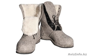  Валенки на шнурках.  Подклад-натуральный мех овчины Подош #1334980