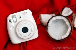 Фотоаппарат Instax Mini 8 цвета БЕЛЫЙ  ЧЕРНЫЙ РОЗОВЫЙ Доставка до Алматы 2-3 дня #1333437