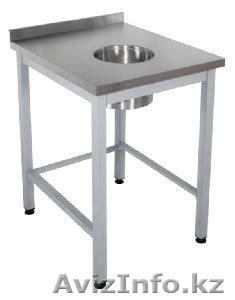 Стол для сбора отходов рабочая поверхность нерж #1340398