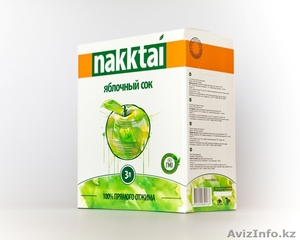 Яблочный сок прямого отжима. Bag-in-box,  3 л. #1350662