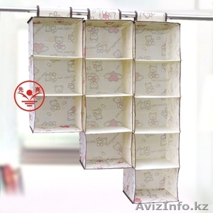 Органайзер для одежды мишки 3-4-5 полок 46399  #1347747