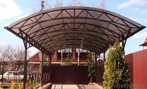 Изготовление и установка навесов для автомобилей Алматы #1356344