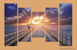 Модульные картины на стекле #1355823