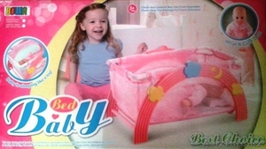 Кроватка детская с пупсом Baby 46427 #1355663