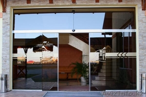 Стеклянные двери,  автоматические,  раздвижные,  распашные #1359877