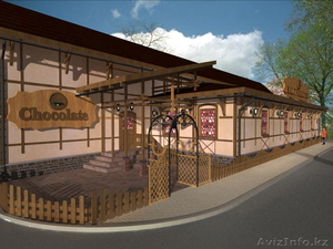 Дизайн фасадов 3D визуализация #1359970