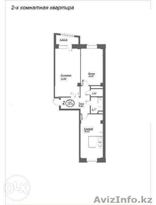 Срочно!!! Продажа 2 ком.кв. в доме Бизнес -класса #1361559