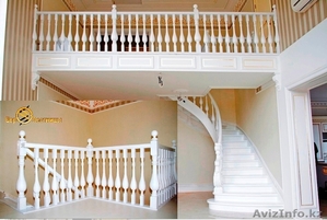 Лестница из Лиственница ,   Ясень,  Дуб #1357873