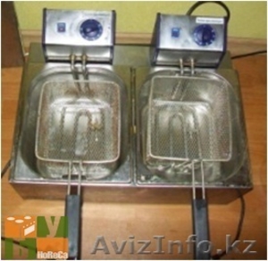 Фритюрница эл. 5+5 литр б/у купить #1365775