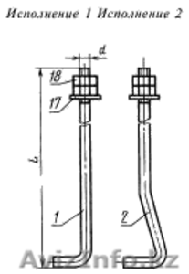 Изготовление фундаментных анкерных болтов #1373962