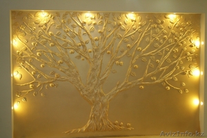 Роспись стен Барельефы декоративная штукатурка, леонардо, шелк, внутряння #1326254