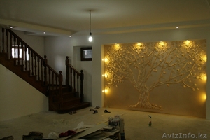 Декоративная штукатурка,  леонардо, лепка барельефов и рельефных панно,   #1378108